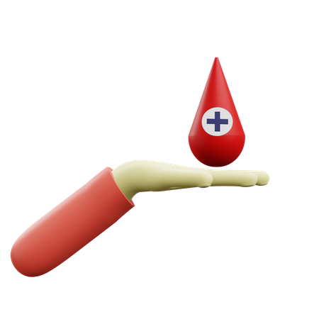 Doação de sangue  3D Icon