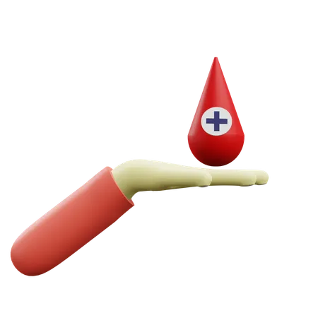 Doação de sangue  3D Icon