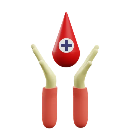 Doação de sangue  3D Icon