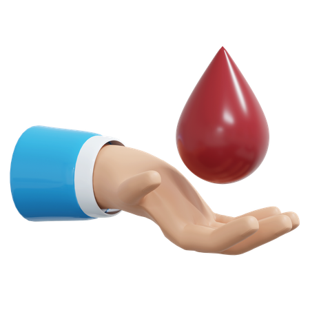 Doação de sangue  3D Icon