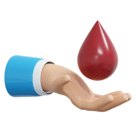 Doação de sangue  3D Icon