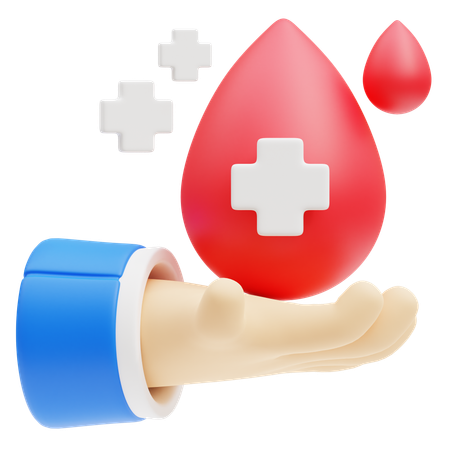 Doação de sangue  3D Icon