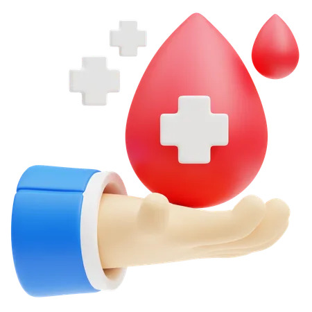 Doação de sangue  3D Icon