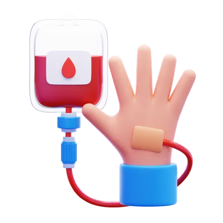 Doação de sangue  3D Icon