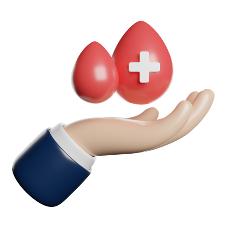 Doação de sangue  3D Icon