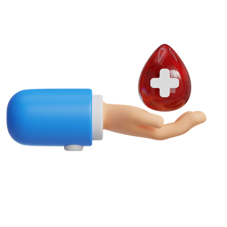 Doação de sangue  3D Icon