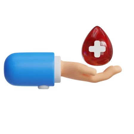 Doação de sangue  3D Icon