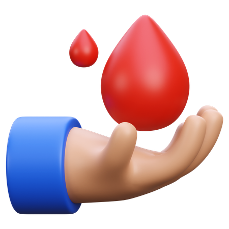 Doação de sangue  3D Icon