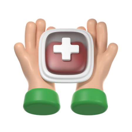 Doação de sangue  3D Icon