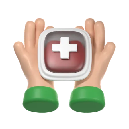 Doação de sangue  3D Icon