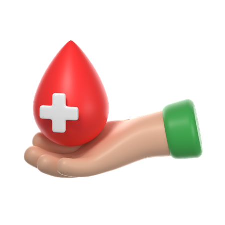 Doação de sangue  3D Icon