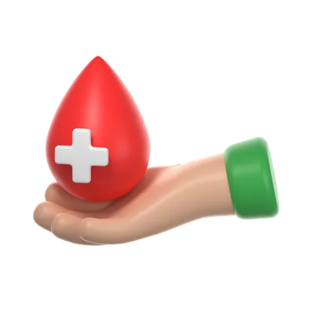 Doação de sangue  3D Icon