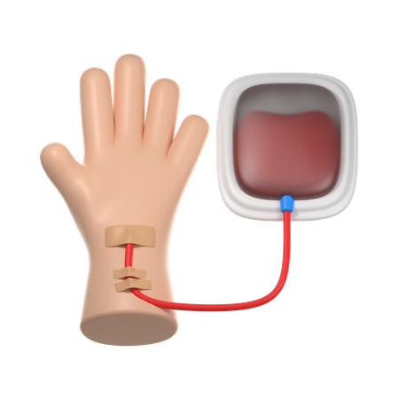 Doação de sangue  3D Icon