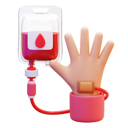 Doação de sangue  3D Icon