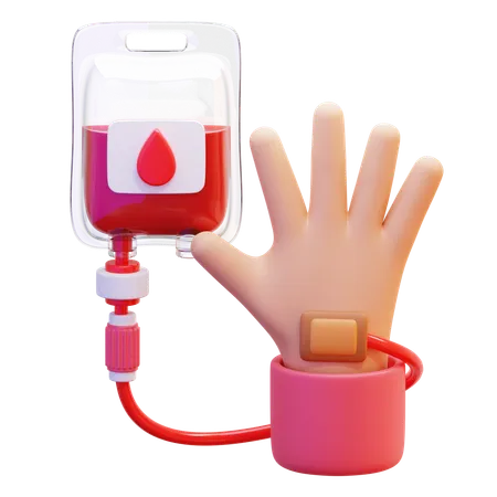 Doação de sangue  3D Icon