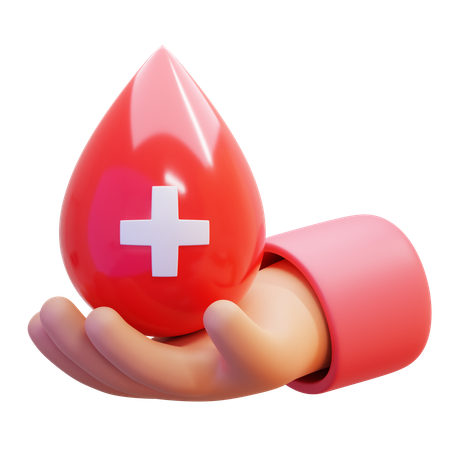 Doação de sangue  3D Icon