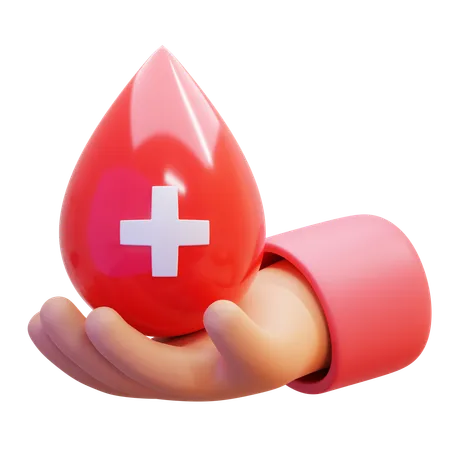 Doação de sangue  3D Icon