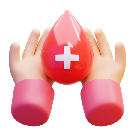 Doação de sangue  3D Icon