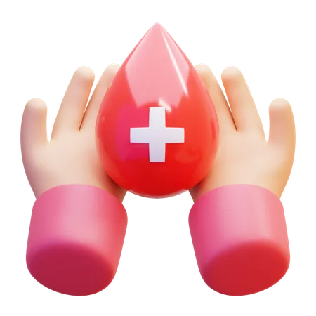 Doação de sangue  3D Icon