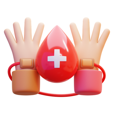 Doação de sangue  3D Icon