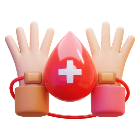 Doação de sangue  3D Icon