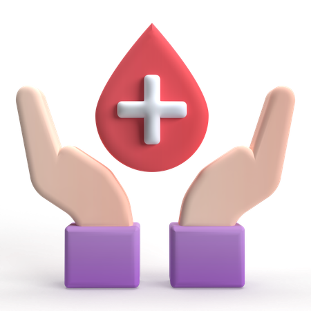 Doação de sangue  3D Icon