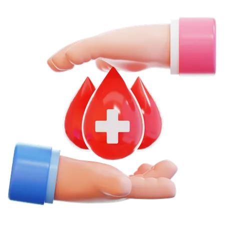 Doação de sangue  3D Icon