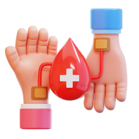 Doação de sangue  3D Icon