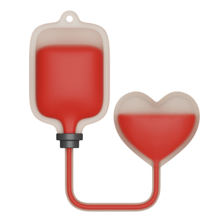 Doação de sangue  3D Icon