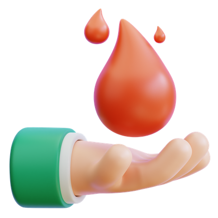 Doação de sangue  3D Icon