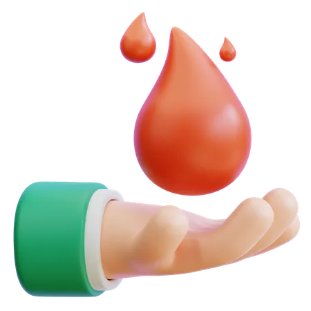 Doação de sangue  3D Icon