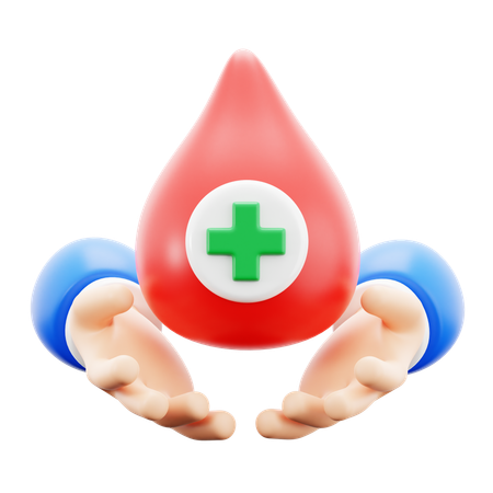 Doação de sangue  3D Icon