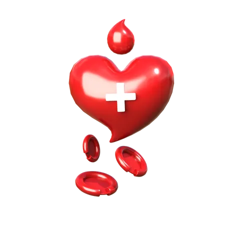 Doação de sangue  3D Icon