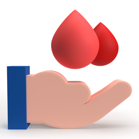 Doação de sangue  3D Icon