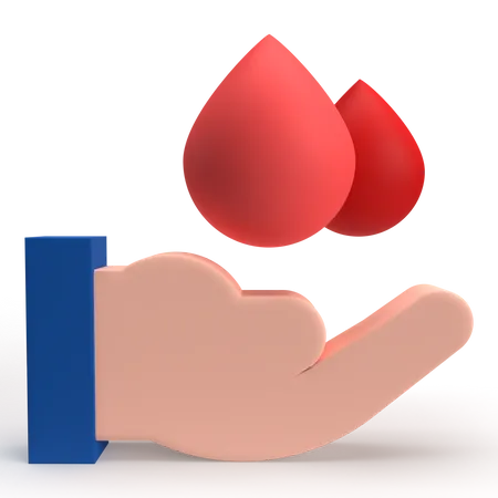 Doação de sangue  3D Icon