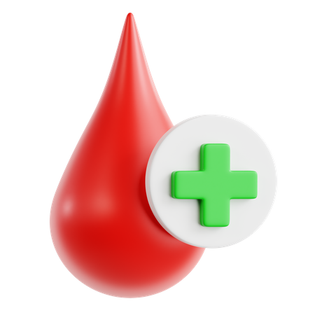 Doação de sangue  3D Icon