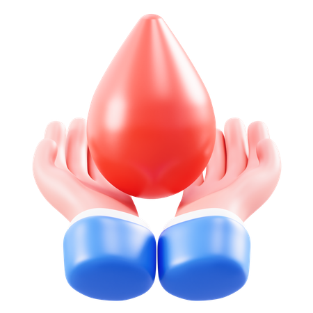 Doador de sangue  3D Icon