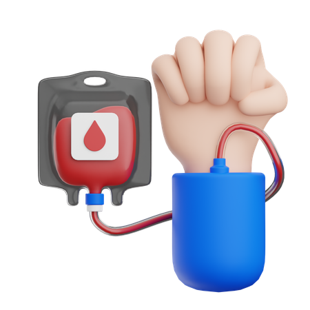 Doador de sangue  3D Icon