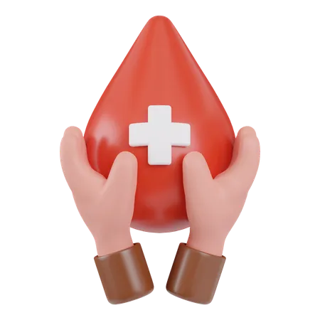 Doar sangue  3D Icon