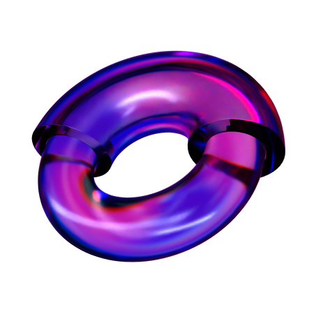 Doble rosquilla  3D Icon