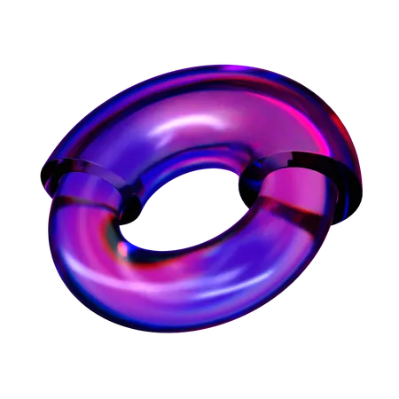 Doble rosquilla  3D Icon