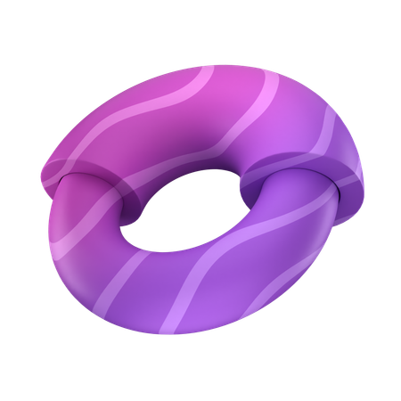 Doble rosquilla  3D Icon