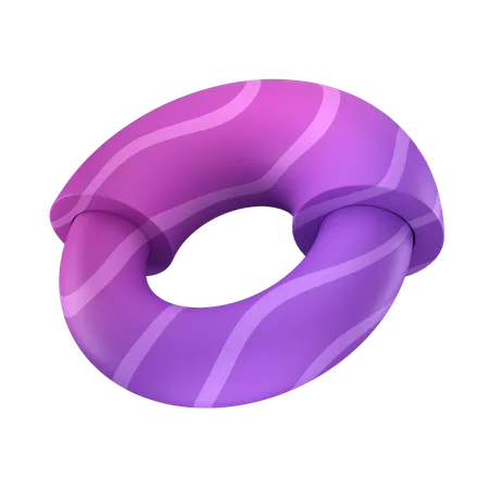 Doble rosquilla  3D Icon