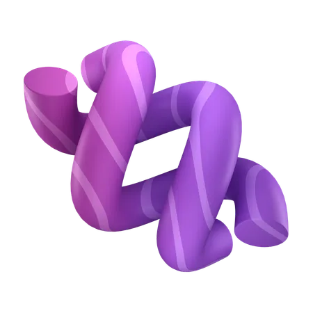 Doble hélice  3D Icon