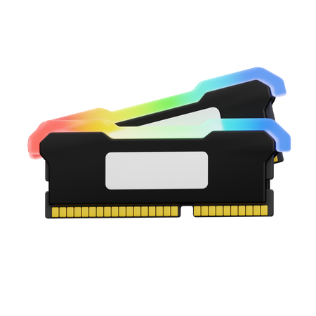 Doble ram rgb  3D Icon