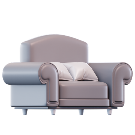Doble Sofa  3D Icon