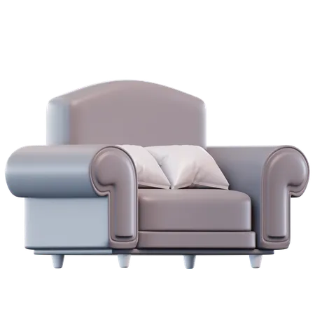 Doble Sofa  3D Icon