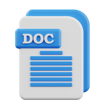 DOC  3D Icon
