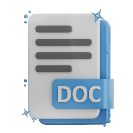 Doc File  3D Icon