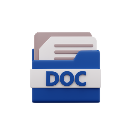 Doc File  3D Icon